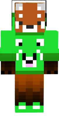 this is the minecraft skin of ItsJustChunky
