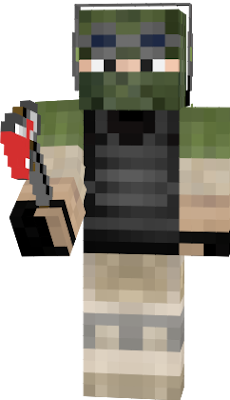 The Recon Skin just with shading and bulletproof vest.