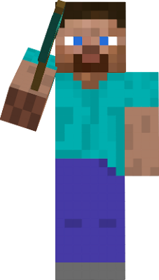 steve is the first skin you get in minecraft also known as the 