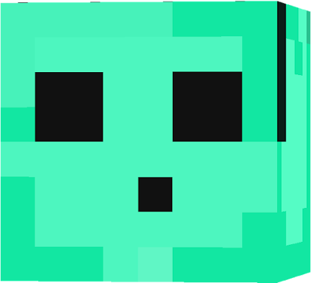it is a quiet slime but it is turquoise and gamer if