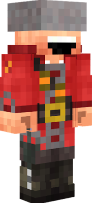 Final Product of my friend's Soldier from TF2. Original skin without cosmetics made by KIllerCreeper :D