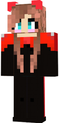 By Chloeflyer retry of my first ever try on makeing my own minecraft skin and i think the differance is humungous. :D