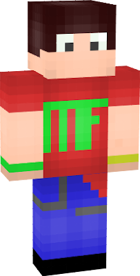 that was my very first skin. when the app atualized many skins were lost including this one. so i had this idea and when the anniversary from the day i bought minecraft arrives i will use all my skins from the very begginig to the latest one