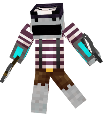 a version of my skin wearing a pirate suit