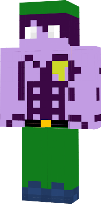 a fusion with purple guy from fnaf and snake from mgs series