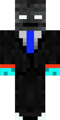 Wither skeleton in a suit wih extra color