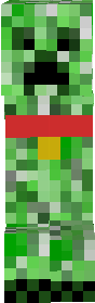 This is a tame creeper named Hisser. You can use these creepers to scare away spiders, Wild Creepers, and squids.