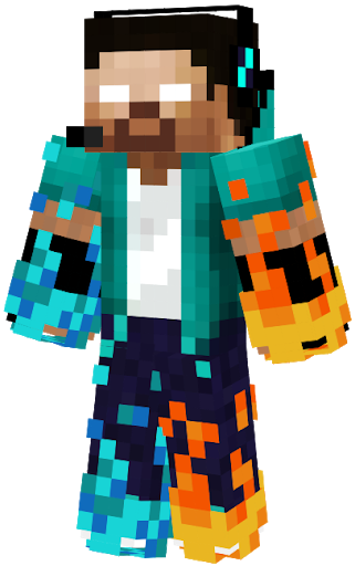 Cool Herobrine Minecraft Skin