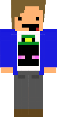 A skin made by ben and his big sister, emma