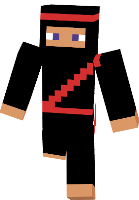this is my very own ninja caver skin for minecraft