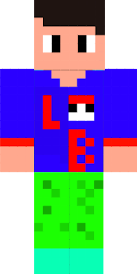 minecraft skin of LucpokemonB from the group of games 12 seconds