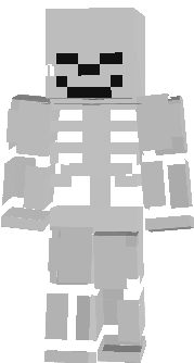 just like skeleton of coolness and wither skeleton of coolness, but it is a player skin, add this to your texture pack, so that when you are using another skin, you turn into a skeleton when you die!