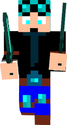 same as the best youtuber but made with more blue for diamonds