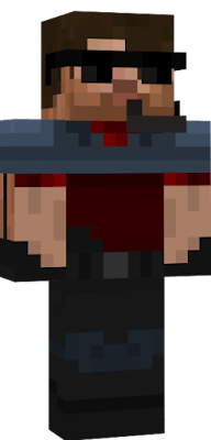 This is a minecraft skin, done by Cobal