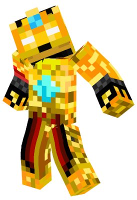 This is a king or what a king version of Herobrine might look like with gems, armor, and more! Please to use this skin. :)