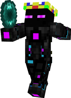ITS IN THE GAMES MASTER SKINS BUT HE IS ENDERAMN