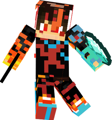 He likes to make strong weapons, fight and go on an adventure. He often uses Enchanted Fire Charger and Netherite Sword. He doesn't like potato. He's never been wanted to go to End Ship and End City.