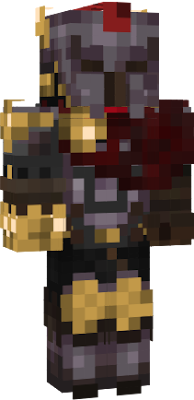 Netherite spartan armored warrior
