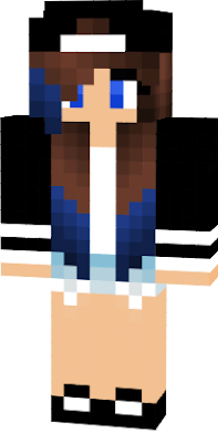 is cute and loves blue (i edited the skin mostly and it wasnt hard because im used to editing skins for MC) hope you like it :)