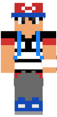 Pokemon - Ash Ketchum [Alola] Minecraft Skin