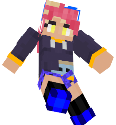 This Is A Minecraft Skin Of Another OC Of Mine Named Doomia