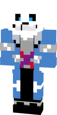 Killer!Sans (Undertale AU / FNF: Skeleton Bros.) Minecraft Skin