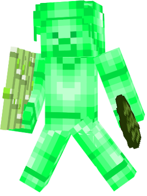 this green steve helped blue steve find out where the red steve alter was.