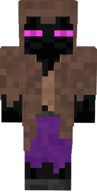 Inspired by the Youtuber Gametheory's idea on Enderman, this enderman wheres a cloak with player clothes underneath.