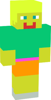 This is my sisters Minecraft skin that i made for her.