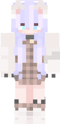 a new skin wich is a mix of my 2 favrite skins because i liked the hair color plus it has cat ears , tail,beans,claws,diffrent eye colors and cat nose