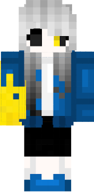 Genocide Sans girl (Yellow) (Fixed)