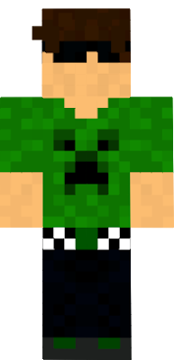 This is Cr33p4hs, a skin made especially for him, and only him. If I see anyone with this skin, I will keep following you saying 