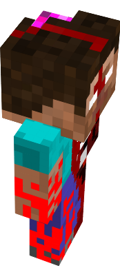 Dechicted Herobrine and infected zombie