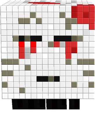 Minecraft Perler Bead Pattern: Ghast