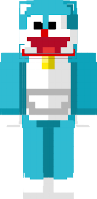 hello doraemon skins for minecraft pink or blue or yellow