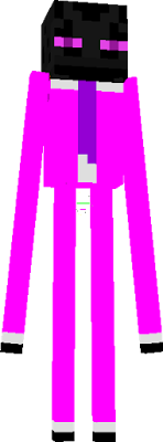 a Ender Man in a suit