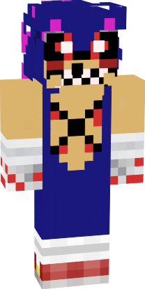 EXE: Normal/Fake [FNF Sonic.EXE V2] [FANMADE] V2 Minecraft Skin