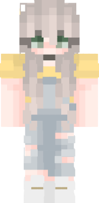 wednesday 31/5/23 Minecraft Skin Yellow Flower Girl 3 may time10:23pm