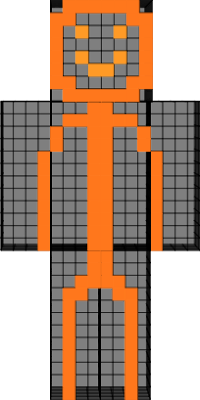 homme orange mincraft