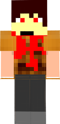 a hallowen skin, you can quit the mask and all the clothes for reveal the real skin
