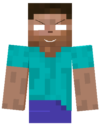 Obsidian/Bedrock Herobrine Skin! Minecraft Skin