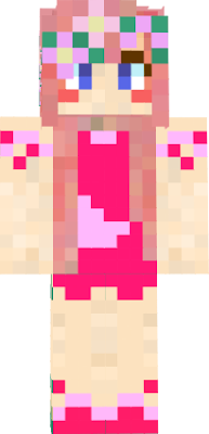 very cute skin used her nature skin and change it to pink, her fav color