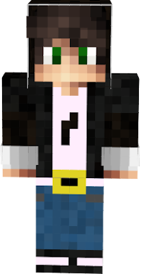 By LonzGaming A cute boy with a black jacket and belt