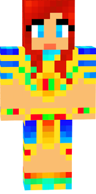 Colourful Aztec-Pharaoh Girl