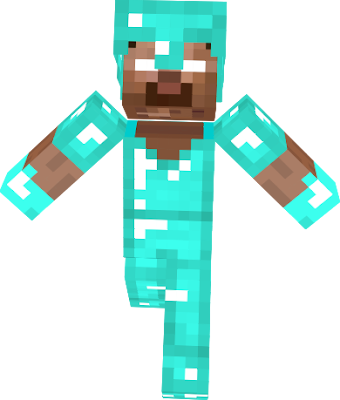 Fear him, for he now wears diamond armor, with gloves!