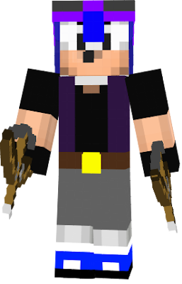 I added sunglasses and black shirt to this skin to make it look better.