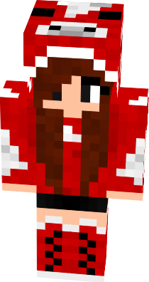 Mooshrooms and Endermen are my favourite mobs in minecraft so I made a cute mooshroom girl :3