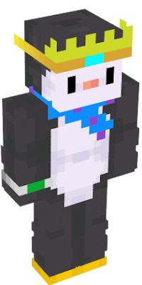 Penguin with crown
