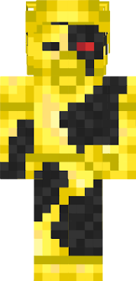 a corrupted yellow steve