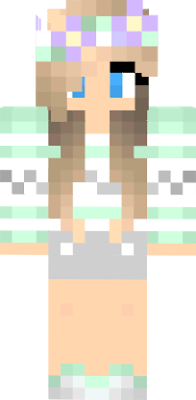 i saw another skin just like this and wanted to added a flower crown! i hope you like it!
